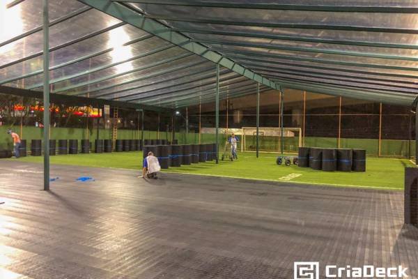 piso para cobrir gramado sintetico arena neymar